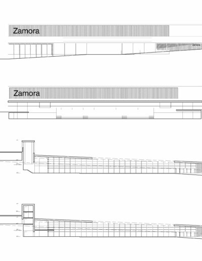 Plano Zamora estación de autobuses