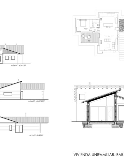 Plano VIVIENDA UNIFAMILIAR EN PEDRAJAS (SORIA)