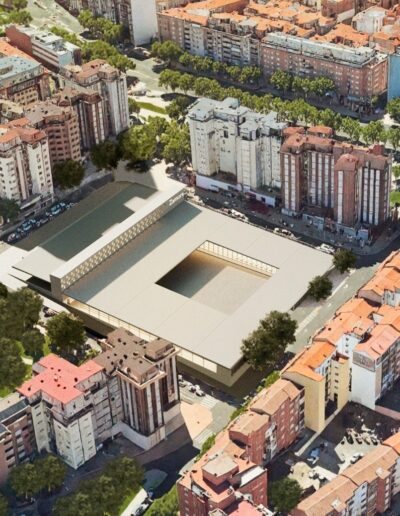 Vista Aérea Zamora estación de autobuses